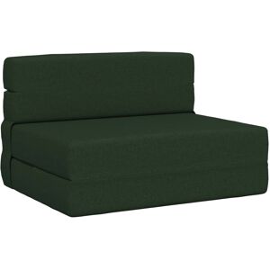Sofá Cama Plegable Verde Oscuro 70 X 72 X 60 Cm Tela Vidaxl Sofá Cama Plegable Verde Oscuro 70 X 72 X 60 Cm Tela Vidaxl