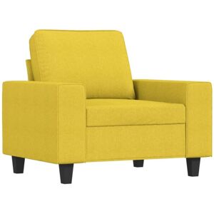 Sillón De Tela Amarillo Claro 60 Cm Vidaxl Sillón De Tela Amarillo Claro 60 Cm Vidaxl