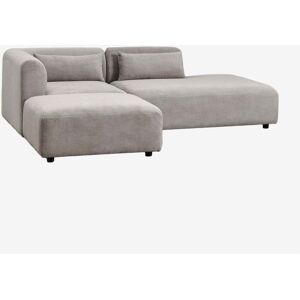 Sklum - Sofá Modular Esquinero De 2 Piezas Con Diván Derecho Y Puff Fogler Sklum - Sofá Modular Esquinero De 2 Piezas Con Diván Derecho Y Puff Fogler