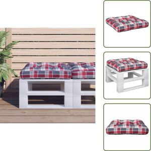 Cojín Para Salón - Vidaxl Cojín Para Sofá De Palets De Tela A Cuadros Rojos - Cojín De Tela Cojín Para Salón - Vidaxl Cojín Para Sofá De Palets De Tela A Cuadros Rojos - Cojín De Tela