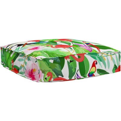 vidaXL Cojín de Palet - Jungla Tropical - 60x60x12 cm - Cuadrado, Multicolor vidaXL Cojín de Palet - Jungla Tropical - 60x60x12 cm - Cuadrado, Multicolor