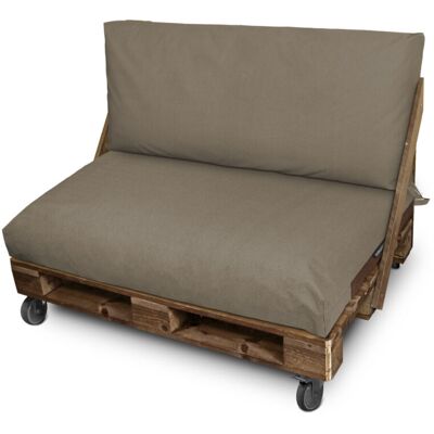 Happers - Cojín Para Palets Respaldo 120x45x25 Arena Naylim Mate Happers - Cojín Para Palets Respaldo 120x45x25 Arena Naylim Mate