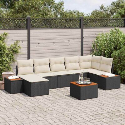 Set de sofá de jardín Vidaxl 8 piezas Set de sofá de jardín Vidaxl 8 piezas