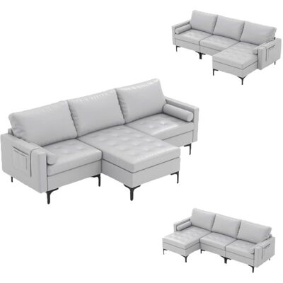 Sofá Modular de Esquina con USB - Tipo de Sofá Sofá Modular de Esquina con USB - Tipo de Sofá