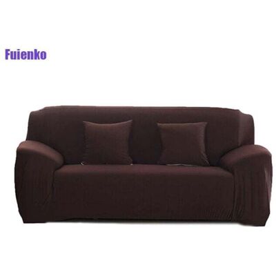 OEM Funda De Sofá Elástica De 3 Plazas Con Reposabrazos, 190-230 Cm, Color Marrón Café OEM Funda De Sofá Elástica De 3 Plazas Con Reposabrazos, 190-230 Cm, Color Marrón Café