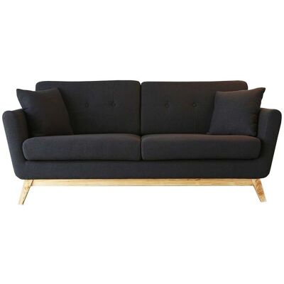Concept-usine - Canapé Scandinave 3 Places Tissu - 190cm - Hoga Concept-usine - Canapé Scandinave 3 Places Tissu - 190cm - Hoga