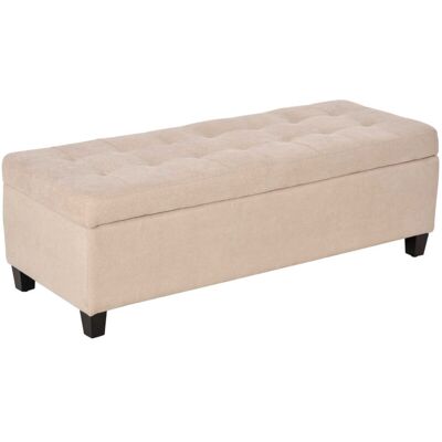 Banco de almacenamiento HOMCOM Beige - Dormitorio, Entrada, Salón - 120kg Banco de almacenamiento HOMCOM Beige - Dormitorio, Entrada, Salón - 120kg
