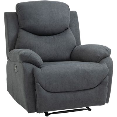 HOMCOM Sillón Reclinable De Salón Sillón Relax Reclinable Manual Con Reposabrazos Y Reposapiés Carga 150 Kg Para Salón Dormitorio HOMCOM Sillón Reclinable De Salón Sillón Relax Reclinable Manual Con Reposabrazos Y Reposapiés Carga 150 Kg Para Salón Dormitorio