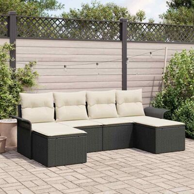 Conjunto de Sofás de Jardín Vidaxl 6 Piezas - Muebles Modulares Conjunto de Sofás de Jardín Vidaxl 6 Piezas - Muebles Modulares