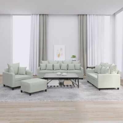 Conjunto de Sofás de Terciopelo VIDAXL 4 Piezas Conjunto de Sofás de Terciopelo VIDAXL 4 Piezas
