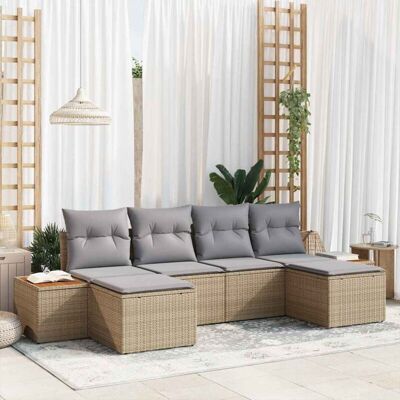 Conjunto Modular de Sofá de Jardín Haven - 6 Asientos Exteriores Conjunto Modular de Sofá de Jardín Haven - 6 Asientos Exteriores