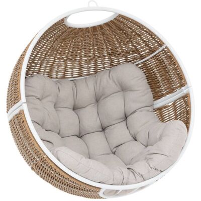 Hesperide - Sillón Orbiana De Acero Tratado Epoxi Color Topo Sin Patas - Hespéride Hesperide - Sillón Orbiana De Acero Tratado Epoxi Color Topo Sin Patas - Hespéride
