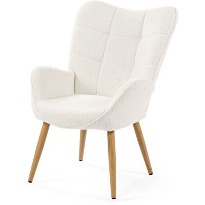 Meubles Cosy - Sillón escandinavo - Shearling-look fabric - Recliner - Armchair Meubles Cosy - Sillón escandinavo - Shearling-look fabric - Recliner - Armchair
