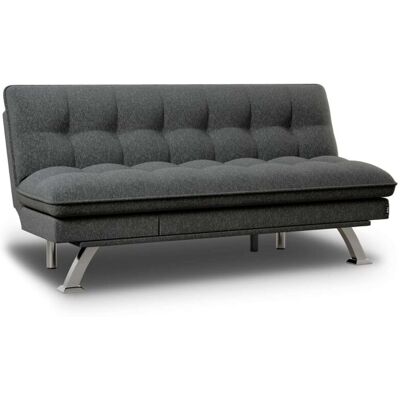 Nalui - Sofá Cama 3 Plazas Nube Puntos Gris Antracita Nalui - Sofá Cama 3 Plazas Nube Puntos Gris Antracita