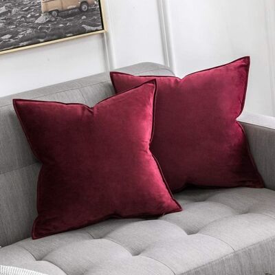 OEM Fundas De Almohada Cuadradas De Terciopelo Suave Cterwk, Paquete De 2, Aptas Para Camas, Sofás Y Bancos, 45 X 45 Cm (18 X 18 Pulgadas) OEM Fundas De Almohada Cuadradas De Terciopelo Suave Cterwk, Paquete De 2, Aptas Para Camas, Sofás Y Bancos, 45 X 45 Cm (18 X 18 Pulgadas)