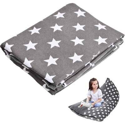 OEM Bolsa De Almacenamiento Para Juguetes De Peluche, Puf Suave, Funda Plegable Para Silla/sofá, Gran Capacidad, Gris (solo La Bolsa), Estampado De Estrellas. OEM Bolsa De Almacenamiento Para Juguetes De Peluche, Puf Suave, Funda Plegable Para Silla/sofá, Gran Capacidad, Gris (solo La Bolsa), Estampado De Estrellas.