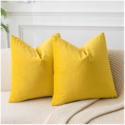 OEM Juego De Dos Fundas De Almohada Cterwk Comfort: Fundas De Cojín Cuadradas Decorativas De Color Liso, Extra Suaves Y De Terciopelo Grueso, Ideales Para Sofás, Salas De Estar Y Sillas. 50 X 50 Cm. OEM Juego De Dos Fundas De Almohada Cterwk Comfort: Fundas De Cojín Cuadradas Decorativas De Color Liso, Extra Suaves Y De Terciopelo Grueso, Ideales Para Sofás, Salas De Estar Y Sillas. 50 X 50 Cm.