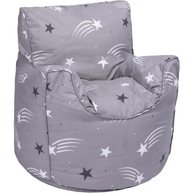 Ready Steady Bed - Sillón Infantil Para Sala De Estar, Cómodo Puf Para Niños En La Sala De Juegos, Puf Para Juegos De Interior Para Niños, Puf Ligero Con Relleno Suave - Estrellas Fugaces Ready Steady Bed - Sillón Infantil Para Sala De Estar, Cómodo Puf Para Niños En La Sala De Juegos, Puf Para Juegos De Interior Para Niños, Puf Ligero Con Relleno Suave - Estrellas Fugaces