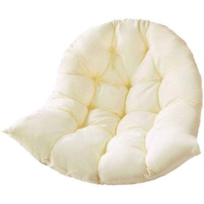 OEM Cojín Lavable Para Silla Mecedora De Jardín, Funda Para Silla Colgante De Interior Y Exterior, Beige Y Blanco (no Incluye La Silla Mecedora El Color Es Más Oscuro). -crezuo OEM Cojín Lavable Para Silla Mecedora De Jardín, Funda Para Silla Colgante De Interior Y Exterior, Beige Y Blanco (no Incluye La Silla Mecedora El Color Es Más Oscuro). -crezuo
