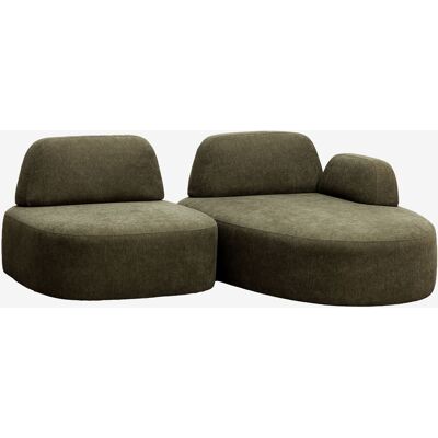 Sofá Modular Chaise Longue Derecho De 2 Piezas Tapizado Giorgia Sklum Sofá Modular Chaise Longue Derecho De 2 Piezas Tapizado Giorgia Sklum