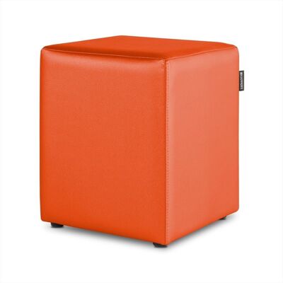 Happers - Puff Cubo Polipiel Naranja 1 Unidad Naranja Happers - Puff Cubo Polipiel Naranja 1 Unidad Naranja