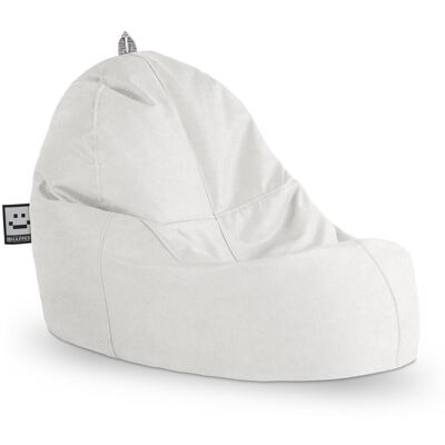 HAPPERS Puff Lounge Para Exterior O Interior Patagonia Blanco Blanco HAPPERS Puff Lounge Para Exterior O Interior Patagonia Blanco Blanco