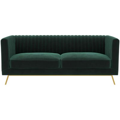 Rendez-Vous Déco Sofá de Terciopelo 2 Plazas - Elegante y Cómodo Rendez-Vous Déco Sofá de Terciopelo 2 Plazas - Elegante y Cómodo