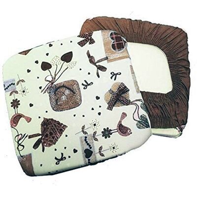 Trade Shop - Set 6 Coprisedia Cuscini Con Fascia Elastico Per Sedie Imbottito Sfoderabile - Trade Shop - Set 6 Coprisedia Cuscini Con Fascia Elastico Per Sedie Imbottito Sfoderabile -