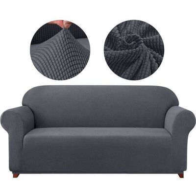 OEM Funda Para Sofá De 3 Plazas - Súper Elástica - Gris Oscuro (185-235 Cm) OEM Funda Para Sofá De 3 Plazas - Súper Elástica - Gris Oscuro (185-235 Cm)