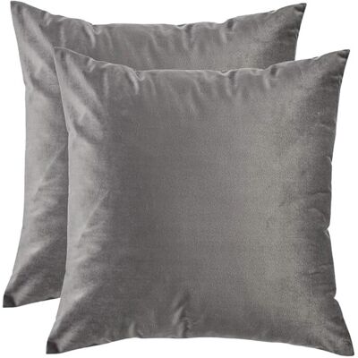 OEM Juego De Dos Fundas De Almohada Cterwk Con Ribete De Terciopelo, Fundas De Cojín Cuadradas Suaves De Color Liso, Adecuadas Para Sala De Estar, Dormitorio Y Oficina, 45 X 45 Cm (18 X 18 Pulgadas). OEM Juego De Dos Fundas De Almohada Cterwk Con Ribete De Terciopelo, Fundas De Cojín Cuadradas Suaves De Color Liso, Adecuadas Para Sala De Estar, Dormitorio Y Oficina, 45 X 45 Cm (18 X 18 Pulgadas).