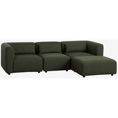 Sofá Modular De 3 Piezas Con Puff Fogler Sklum Sofá Modular De 3 Piezas Con Puff Fogler Sklum