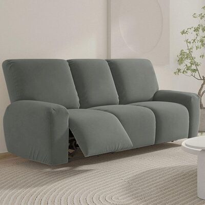 OEM Funda Elástica De 8 Piezas Para Sillón Reclinable Crezuo, Funda Para Sillón Reclinable Eléctrico Con Bolsillo, Protector De Muebles Lavable Para Sofá Reclinable (antracita, 3 Plazas) OEM Funda Elástica De 8 Piezas Para Sillón Reclinable Crezuo, Funda Para Sillón Reclinable Eléctrico Con Bolsillo, Protector De Muebles Lavable Para Sofá Reclinable (antracita, 3 Plazas)