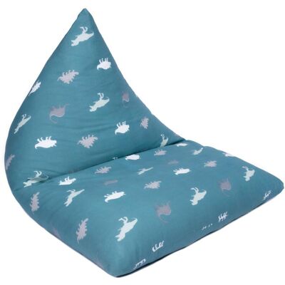 Ready Steady Bed - Infantil Interior Silla Puff De Pera Con Respaldo Para Salon Sillón Puf Gamer Pirámide Para Niños Con Relleno - Rex Ready Steady Bed - Infantil Interior Silla Puff De Pera Con Respaldo Para Salon Sillón Puf Gamer Pirámide Para Niños Con Relleno - Rex