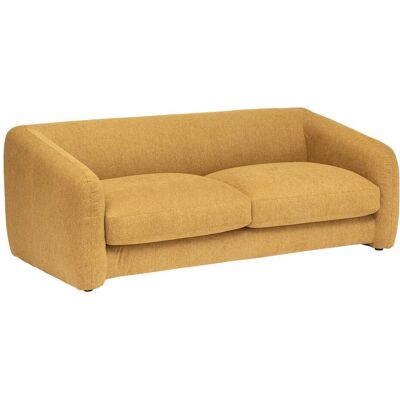 Sofá Guppy 3 Plazas - Amarillo Ocre Atmosphera Créateur D'Intérieur Sofá Guppy 3 Plazas - Amarillo Ocre Atmosphera Créateur D'Intérieur