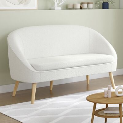 IDMARKET Mesa De Bar Barth Para 2 A 4 Personas, Madera Blanca, Tablero Imitación Haya IDMARKET Mesa De Bar Barth Para 2 A 4 Personas, Madera Blanca, Tablero Imitación Haya