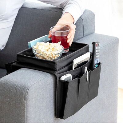 OEM Bolsa De Almacenamiento Para Sofá De Tela Oxford Negra, 54 X 31 X 4 Cm, Almacenamiento Multicapa Con Múltiples Compartimentos, Adecuada Para El Lateral Del Sofá, Dormitorio, Sala De Estar -crezuo OEM Bolsa De Almacenamiento Para Sofá De Tela Oxford Negra, 54 X 31 X 4 Cm, Almacenamiento Multicapa Con Múltiples Compartimentos, Adecuada Para El Lateral Del Sofá, Dormitorio, Sala De Estar -crezuo