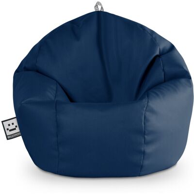 Puff Pelota Polipiel Azul Happers Puff Pelota Polipiel Azul Happers