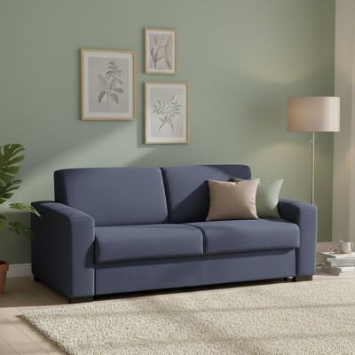 TALAMO ITALIA Modelo Elisabetta Grande Sofá Cama Azul - Sofá cama TALAMO ITALIA Modelo Elisabetta Grande Sofá Cama Azul - Sofá cama