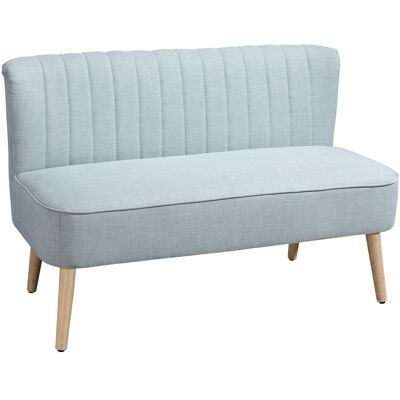 Sofá De 2 Plazas Irovami, Acolchado Suave, Funda De Fácil Cuidado, Hasta 150 Kg, 117 X 56,5 X 77 Cm, Verde Claro Sofá De 2 Plazas Irovami, Acolchado Suave, Funda De Fácil Cuidado, Hasta 150 Kg, 117 X 56,5 X 77 Cm, Verde Claro