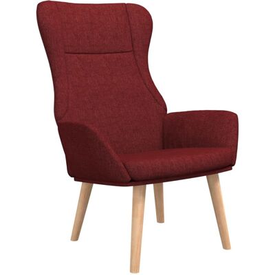 vidaXL - Relax Chair - Rojo vino - Tela - Sillón relax vidaXL - Relax Chair - Rojo vino - Tela - Sillón relax