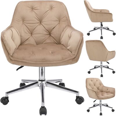 OEM Sillón Beige Largo Con Pie Plateado OEM Sillón Beige Largo Con Pie Plateado