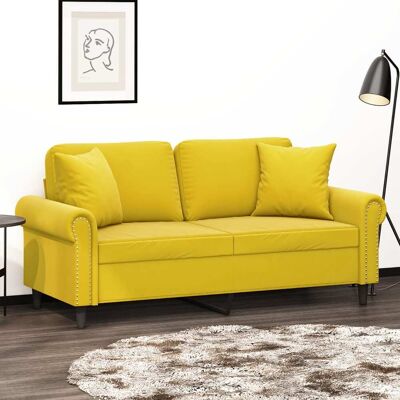 Vidaxl - Sofá de Terciopelo 2 Plazas - Diseño Moderno - 172cm Vidaxl - Sofá de Terciopelo 2 Plazas - Diseño Moderno - 172cm