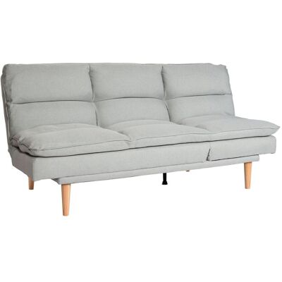 DÉCOSHOP26 Sofá Cama Convertible Cama De Invitados Superficie Para Dormir 180 X 110 Cm Tela Gris Menta 040010153 DÉCOSHOP26 Sofá Cama Convertible Cama De Invitados Superficie Para Dormir 180 X 110 Cm Tela Gris Menta 040010153