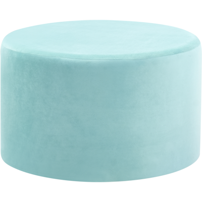 BELIANI Puf Reposapiés Otomana Terciopelo Verde Menta Moderno Glamour Tocador Sala De Estar Dormitorio Millen BELIANI Puf Reposapiés Otomana Terciopelo Verde Menta Moderno Glamour Tocador Sala De Estar Dormitorio Millen