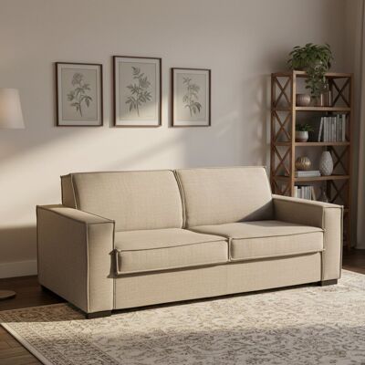 TALAMO ITALIA Sofá Cama - Hecho en Italia, Giratorio, Tela, 2 Plazas TALAMO ITALIA Sofá Cama - Hecho en Italia, Giratorio, Tela, 2 Plazas