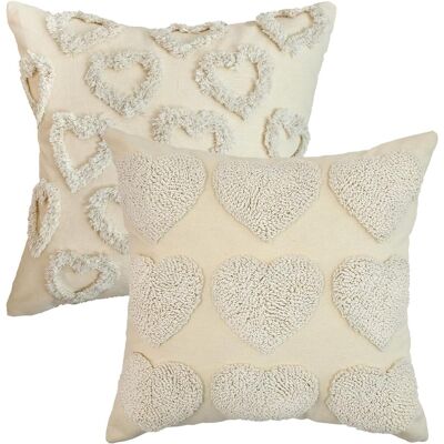 OEM Fundas De Cojín Para El Día De San Valentín, Confeccionadas En Suave Piel Sintética Beige Con Estampado De Corazones, Juego De 2, 45 X 45 Cm, Fundas De Cojín De Terciopelo Jacquard Para La Decoración OEM Fundas De Cojín Para El Día De San Valentín, Confeccionadas En Suave Piel Sintética Beige Con Estampado De Corazones, Juego De 2, 45 X 45 Cm, Fundas De Cojín De Terciopelo Jacquard Para La Decoración