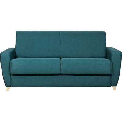 Miliboo GRAHAM Sofá Cama Azul Petróleo - 3 Plazas Miliboo GRAHAM Sofá Cama Azul Petróleo - 3 Plazas