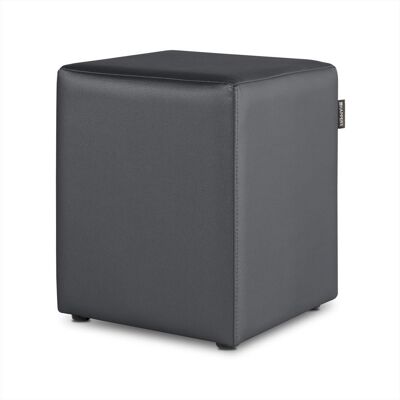 Happers - Puff Cubo Polipiel Gris 1 Unidad Gris Happers - Puff Cubo Polipiel Gris 1 Unidad Gris