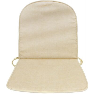 GEMITEX Cojín Doble Beige Con Respaldo Acolchado De 2 Cm De Grosor GEMITEX Cojín Doble Beige Con Respaldo Acolchado De 2 Cm De Grosor