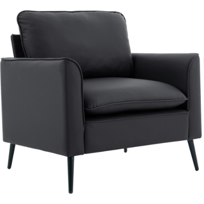 KELLANY Sofá Tapizado En Piel Sintética Resistente A Los Arañazos. De Estilo Nórdico Retro, Minimalista Y Lujoso, Ideal Como Sillón Individual Para El Salón, El Balcón O El Dormitorio. De Aspecto Elegante Y E KELLANY Sofá Tapizado En Piel Sintética Resistente A Los Arañazos. De Estilo Nórdico Retro, Minimalista Y Lujoso, Ideal Como Sillón Individual Para El Salón, El Balcón O El Dormitorio. De Aspecto Elegante Y E